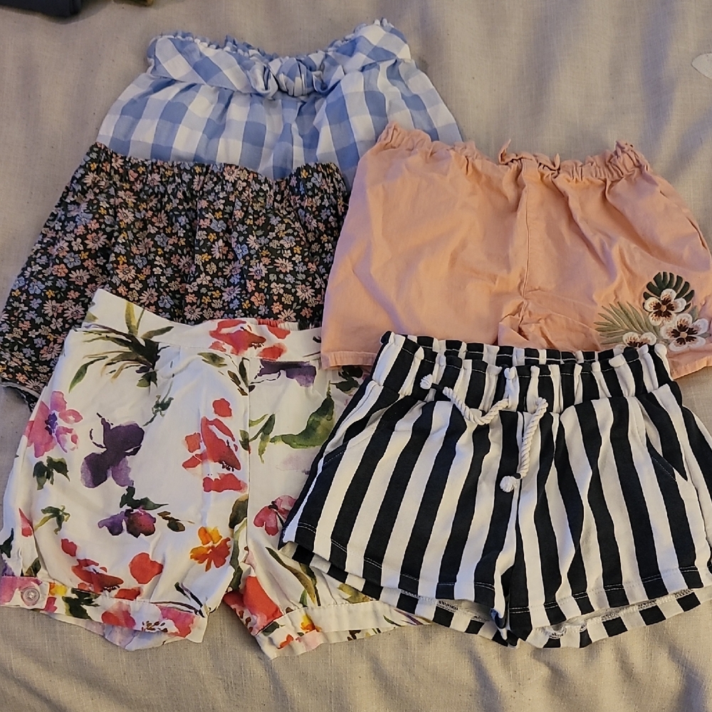 Stylish Girls, Size 7, Shorts Collection - Multicolor: Zara, Gymboree, Various